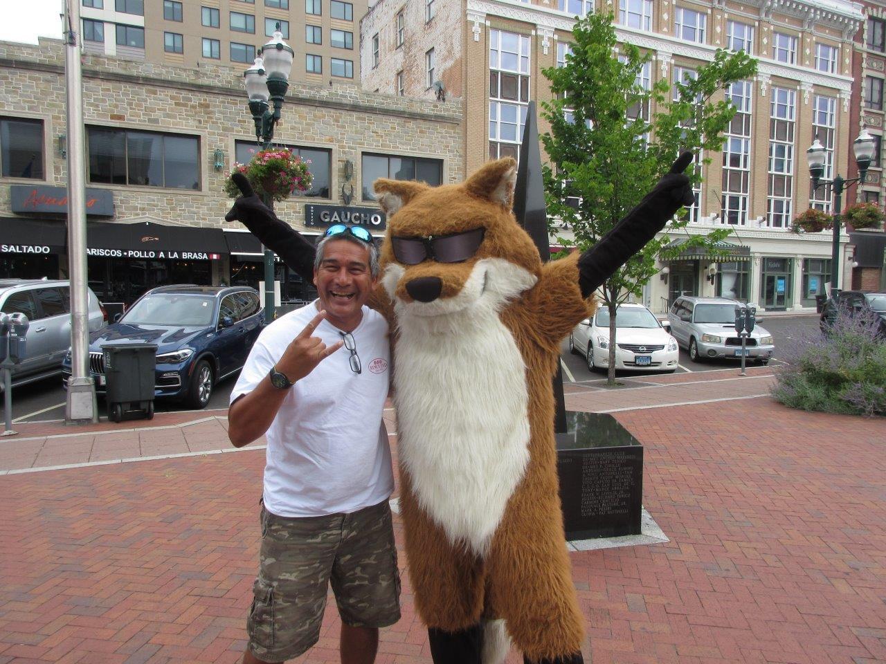 Spot the Fox in Stamford 8/7/19