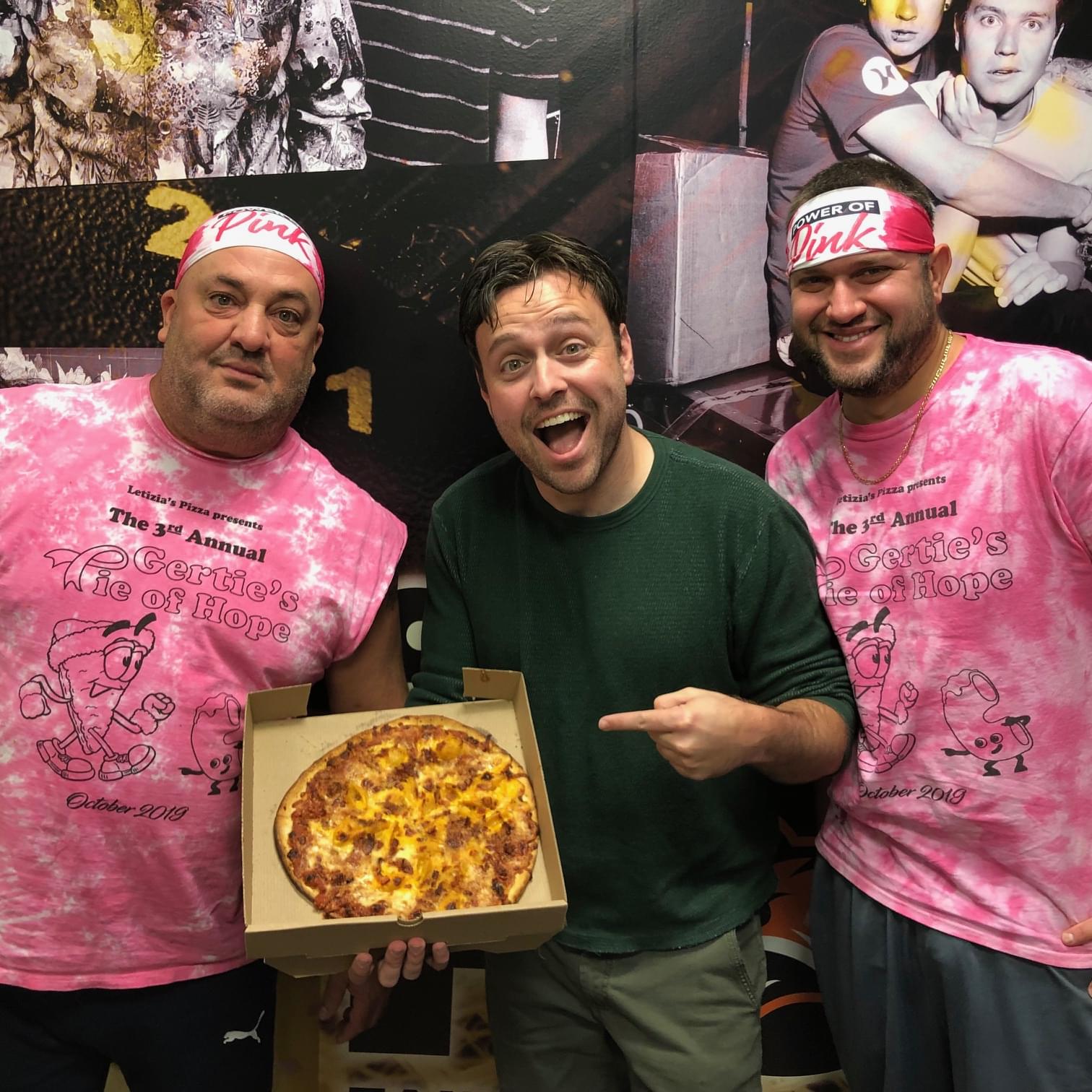 Dennis And Danny From Letizia’s Pizza In Studio