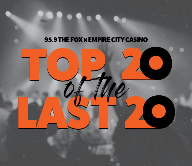 959 The FOX Empire City Casino Top 20 of the Last 20: The List