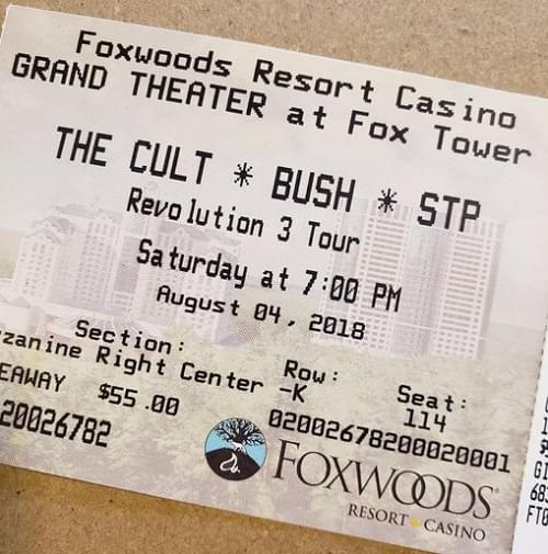 Throwback Concert: The Cult, Bush and STP at Foxwoods Resort Casino 2018