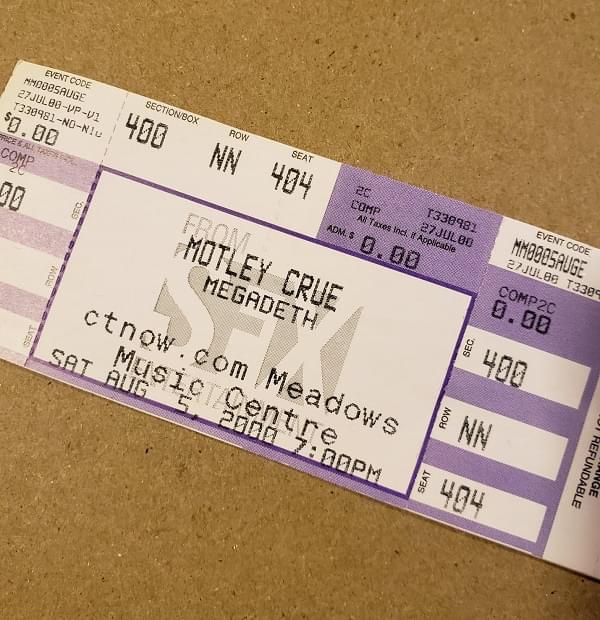 Throwback Concert: Mötley Crüe at Meadows Music Centre 2000
