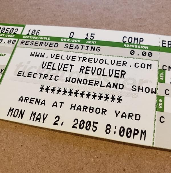 Throwback Concert: Velvet Revolver at Arena at Harbor Yard 2005