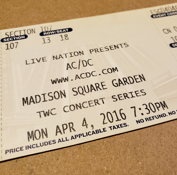 Throwback Concert: AC/DC at Madison Square Garden 2016