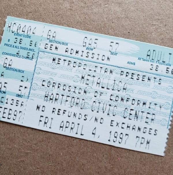 Throwback Concert: Metallica at The XL Center 1997