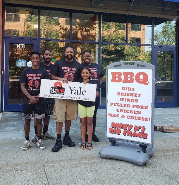 WYBC & Yale University salute Ricky D’s Rib Shack