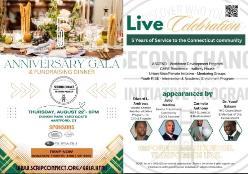 SCRIP, INC. 5TH ANNIVERSARY GALA & FUNDRASING DINNER