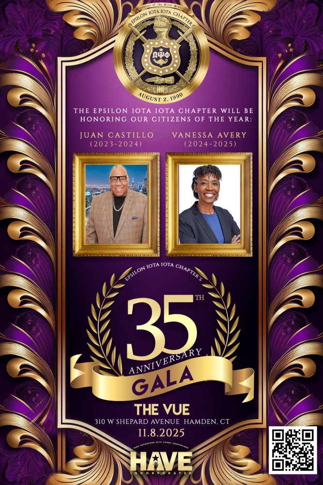 H.A.V.E. FOUNDATION PRESENTS: EPSILON IOTA IOTA CHAPTER’S 35TH ANNIVERSARY GALA HONORING WYBC’S JUAN CASTILLO