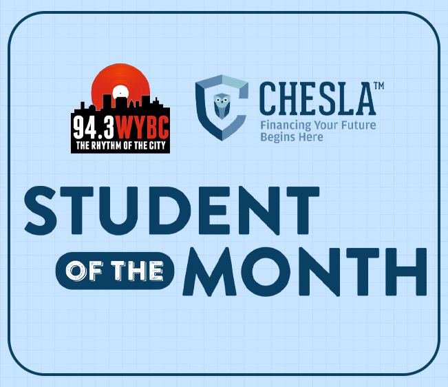 94.3 WYBC CHESLA Student of the Month