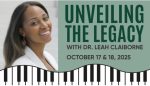 NEIGHBORHOOD MUSIC SCHOOL & MUSIC HAVEN PRESENTS: UNVEILING THE LEGACY WITH DR. LEAH CLAIBORNE