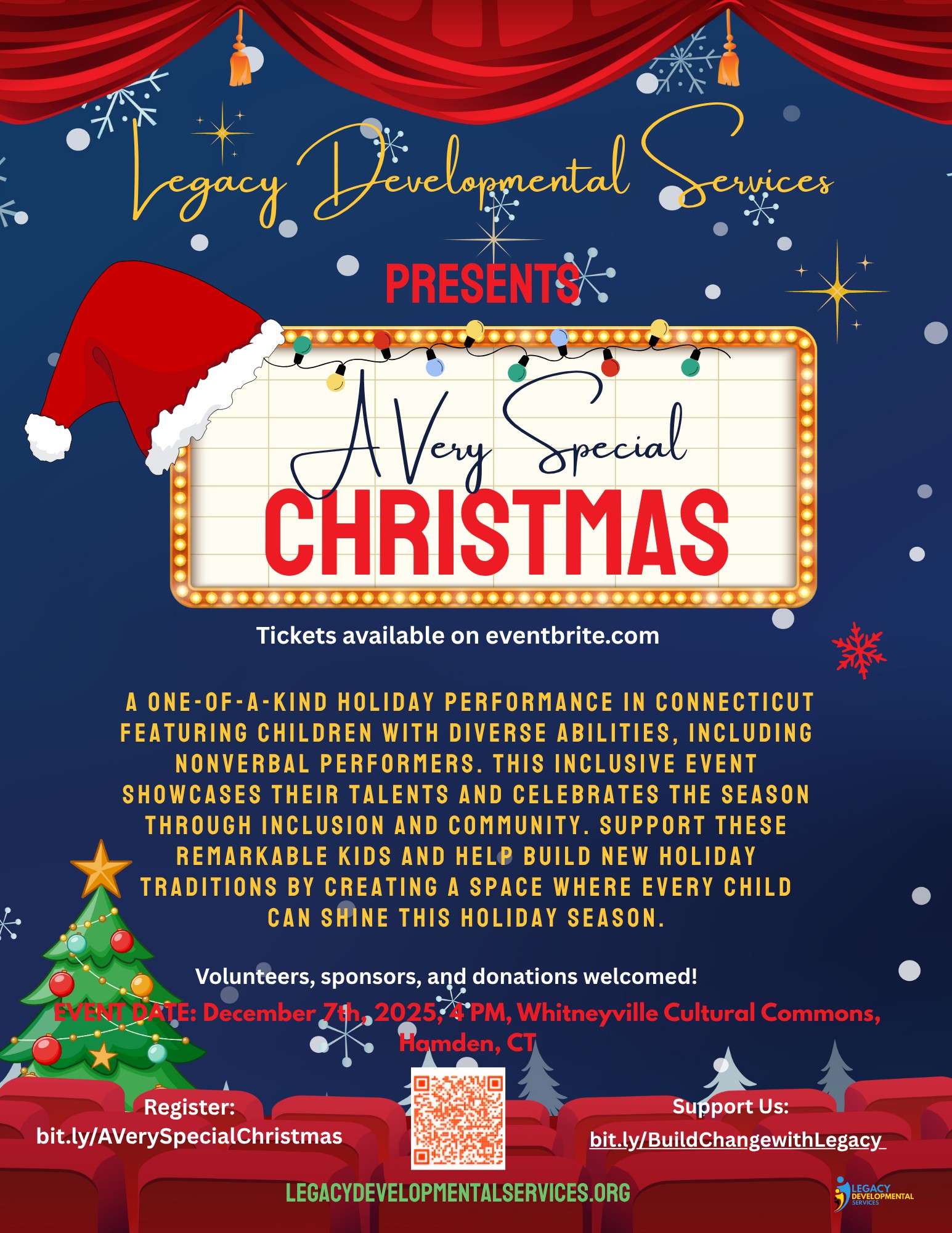 LEGACY DEVELOPMENTAL SERVICES PRESENTS:  “A VERY SPECIAL CHRISTMAS”
