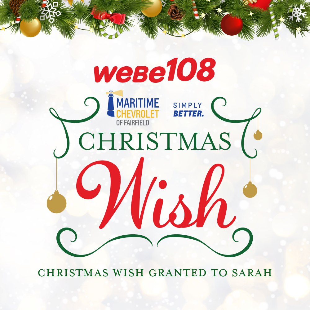 WEBE108 Maritime Chevrolet Christmas Wish GRANTED to Sarah￼