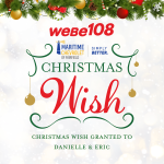 WEBE108 Maritime Chevrolet Christmas Wish granted to Danielle & Eric