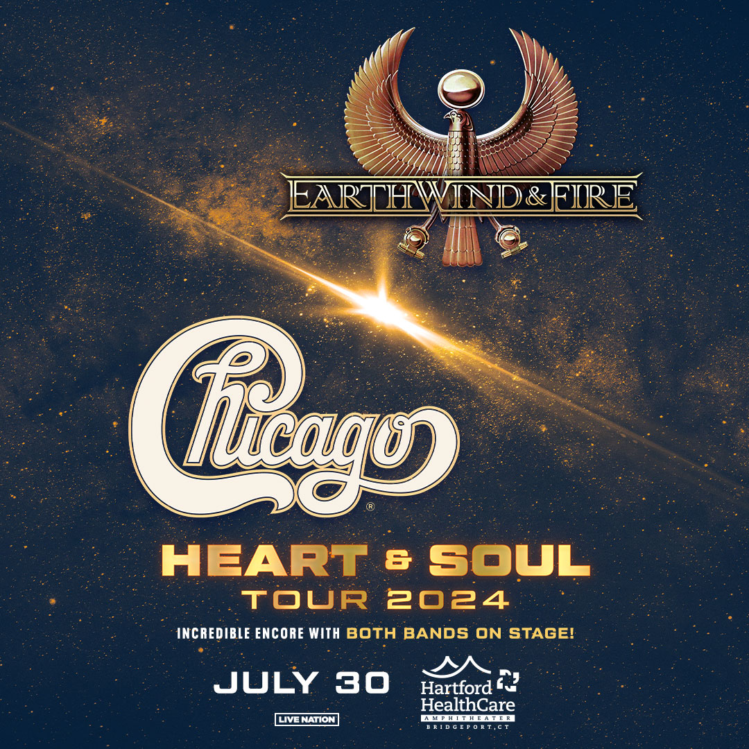 Chicago and Earth, Wind & Fire at the Hartford HealthCare Amphitheater