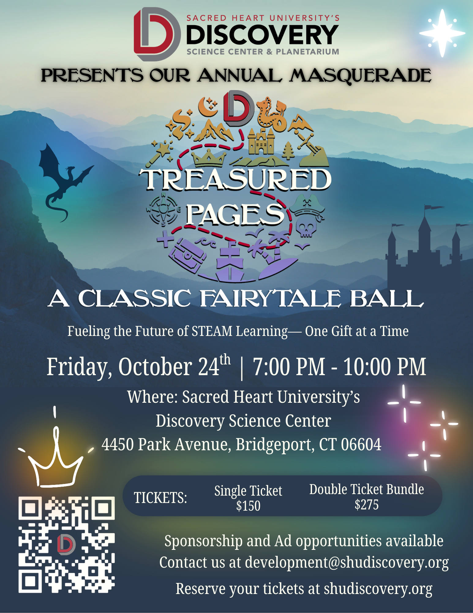 The Discovery Science Center & Planetarium Treasured Pages: A Fairytale Ball
