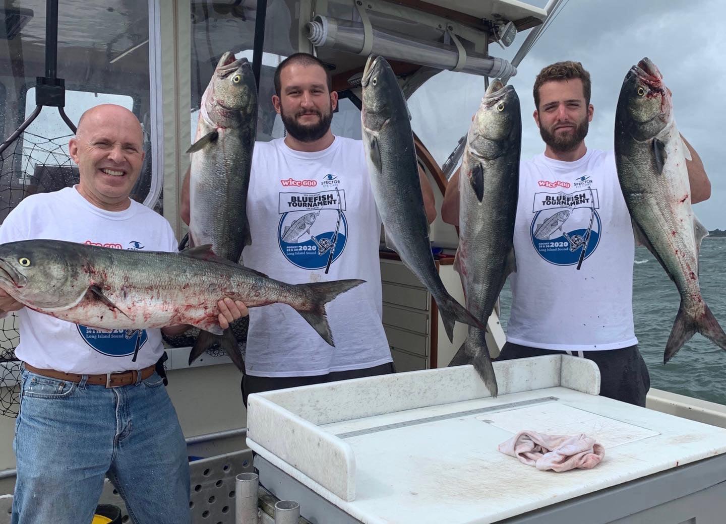 Melissa talks with the WICC Spector Eye Care Bluefish Tournament Winner!