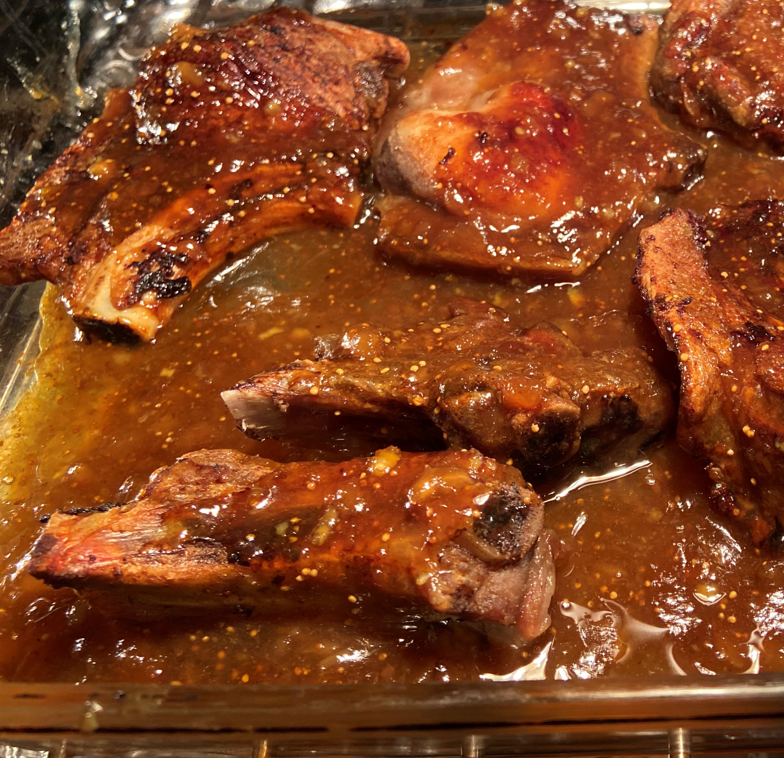 Cooking with Claud: Fig Glazed Pork Chops