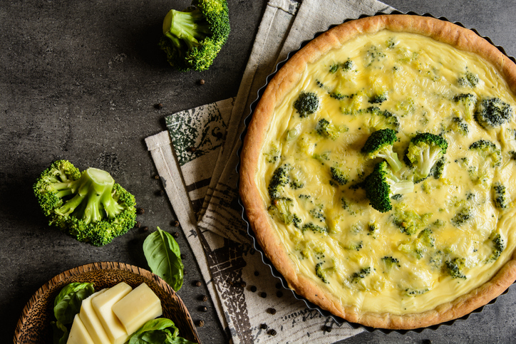 Cooking with Claud: Hashbrown Broccoli Cheddar Quiche