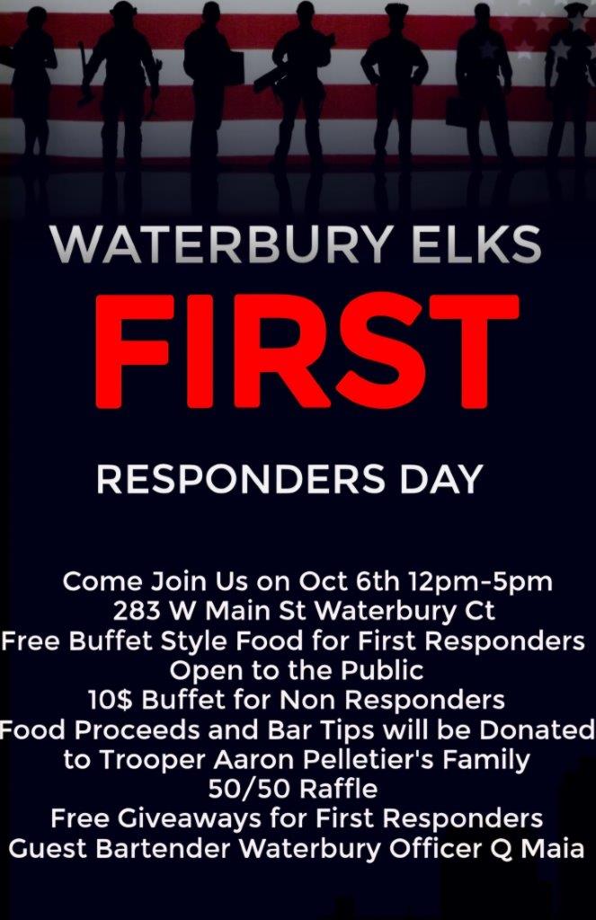 WATERBURY ELKS – FIRST RESPONDERS DAY