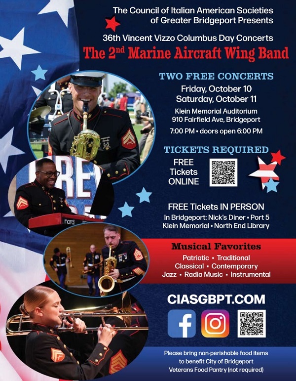 The 36th Vincent Vizzo Columbus Day Concerts