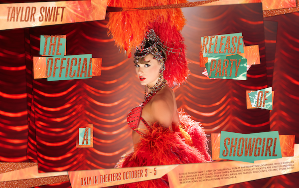 Win tickets to the screening of Taylor Swift’s “The Official Release Party of a Showgirl”
