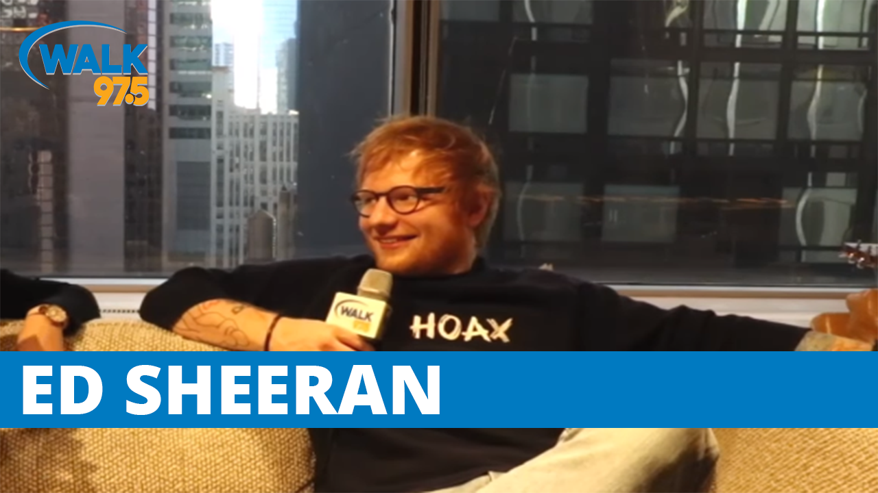 Ed Sheeran chats with Christina Kay