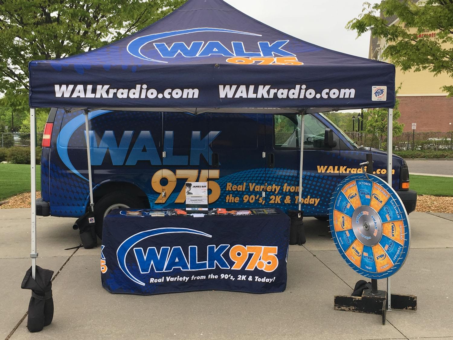 WALK 97.5 at the Long Island Ducks Game