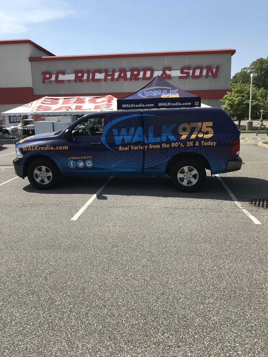 WALK 97.5 at P.C. Richard and Sons