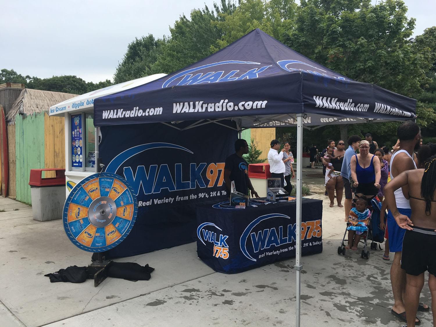 WALK 97.5 at Splish Splash