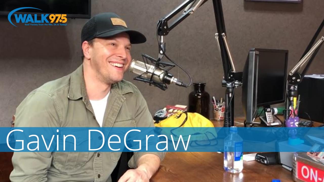 Gavin DeGraw chats with Christina Kay at The Studio!