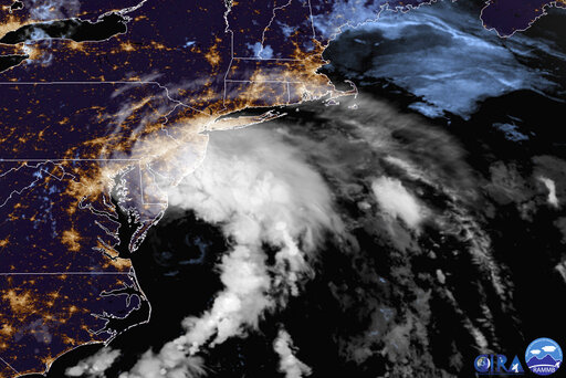 AP:  Tropical Storm Fay moves toward mid-Atlantic, New England