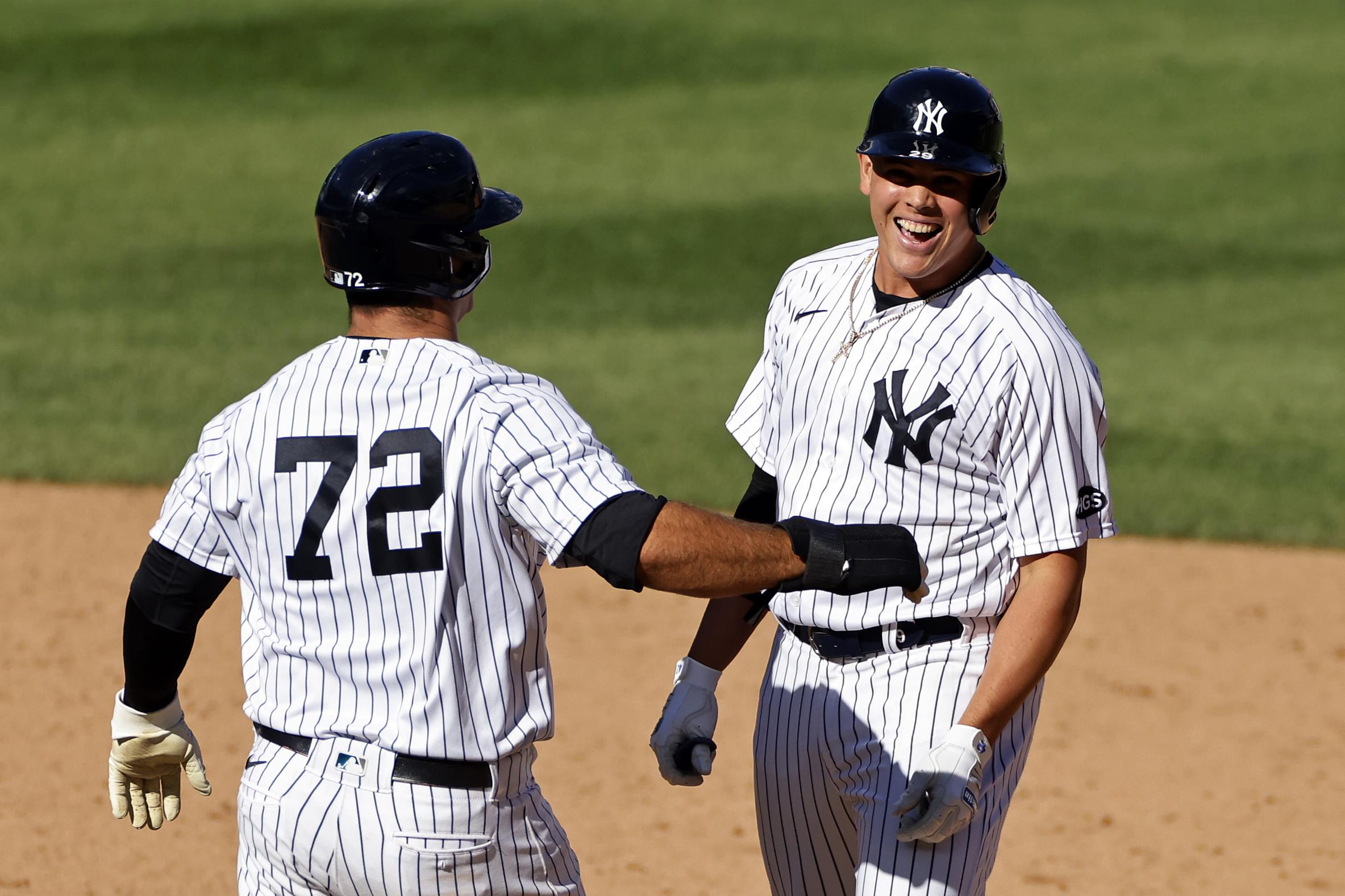 The Yankees beat the Mets in both games of a doubleheader on Sunday