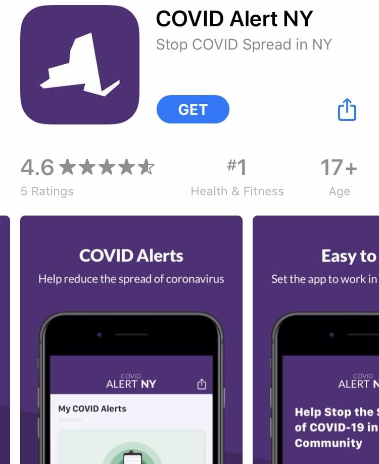 New York launches contact tracing app