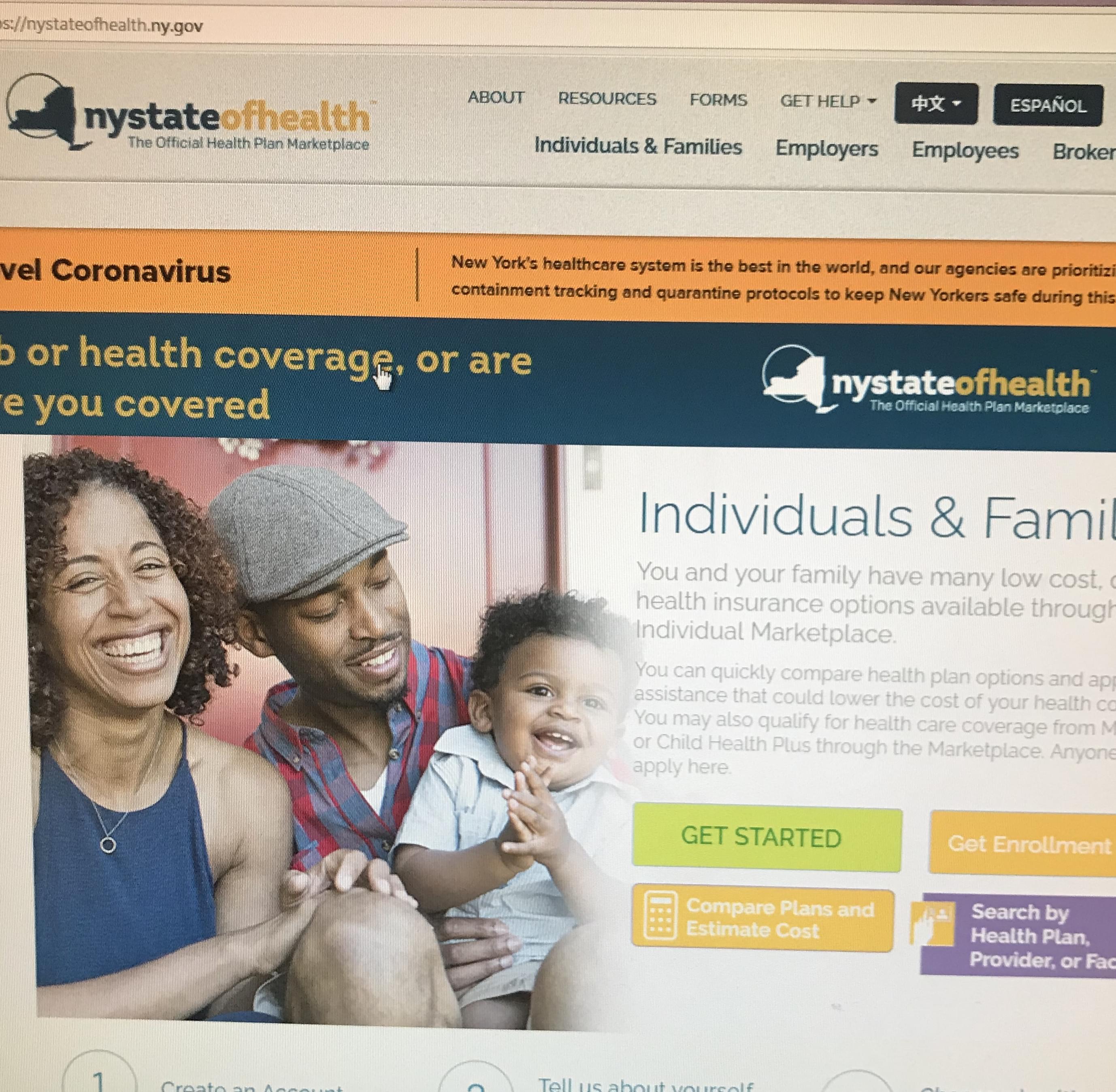 Open enrollment period for NY State of health marketplace begins on Sunday