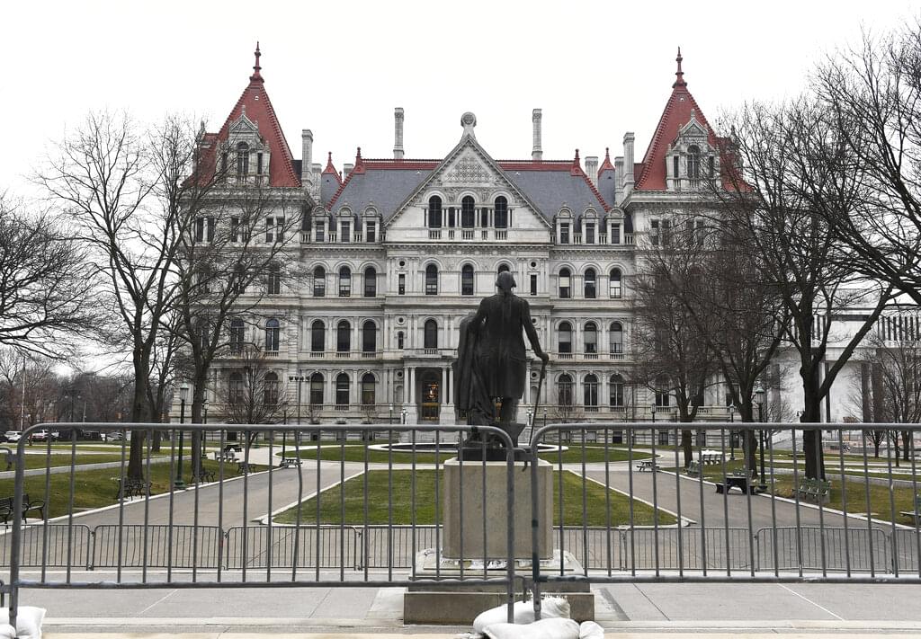 Heightened security around NY Capitol