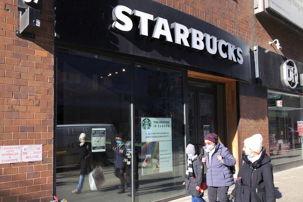 Starbucks closed some NY stores over protest fears