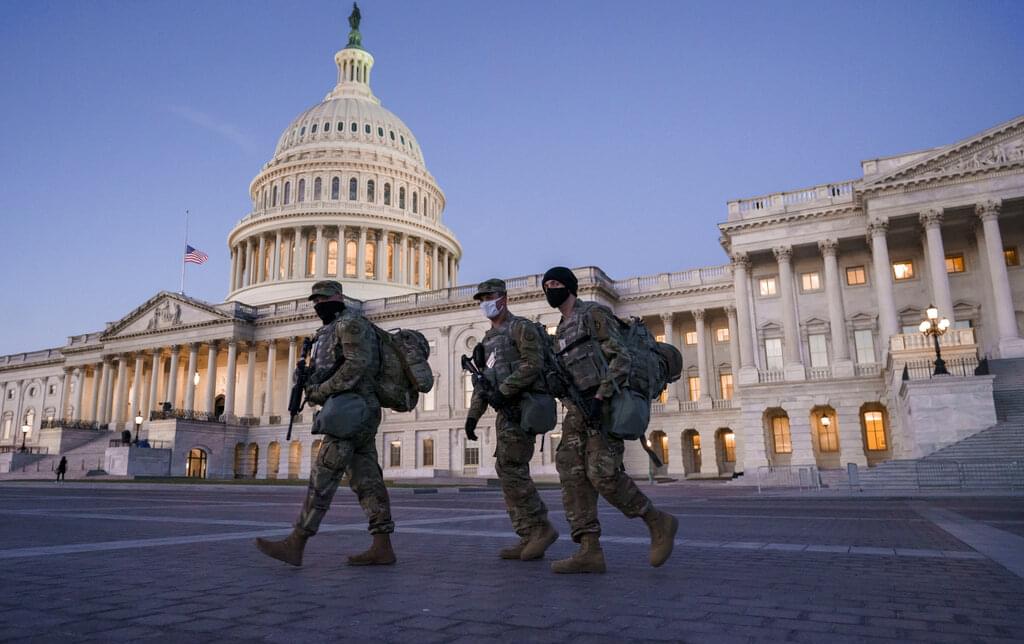 2 National Guard members with ties to fringe militias removed from Capitol detail