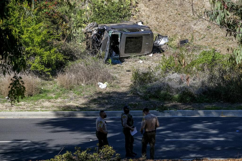 Tiger Woods seriously injured in car crash