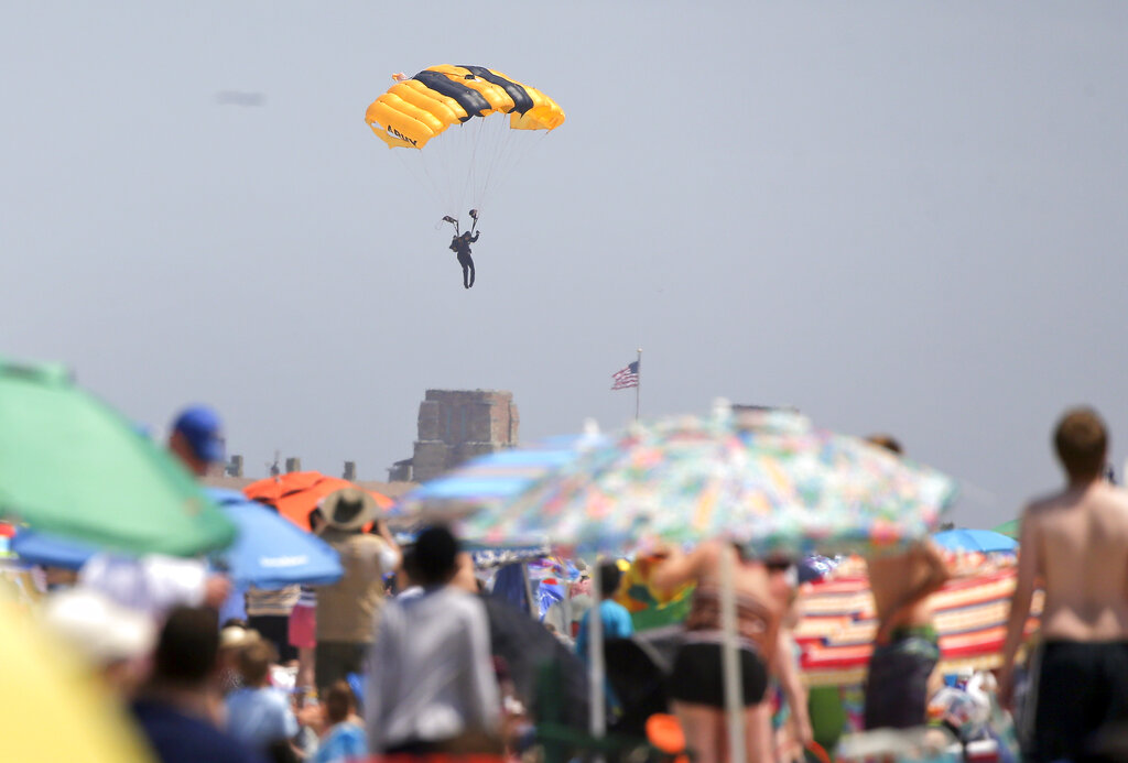 Bethpage Air Show at Jones Beach took flight on Monday to thousands of spectators