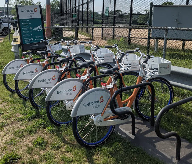 Huntington unveils new bike share program connecting water front to train station