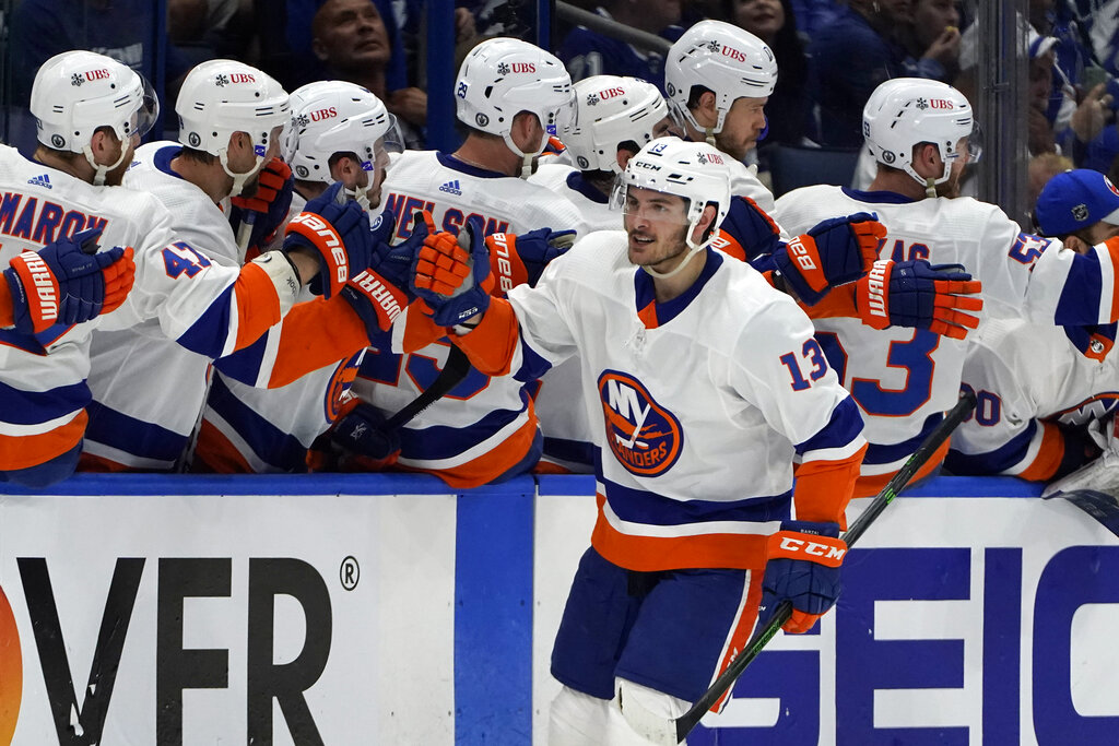 Islanders take Tampa in Game 1 of the semifinal series