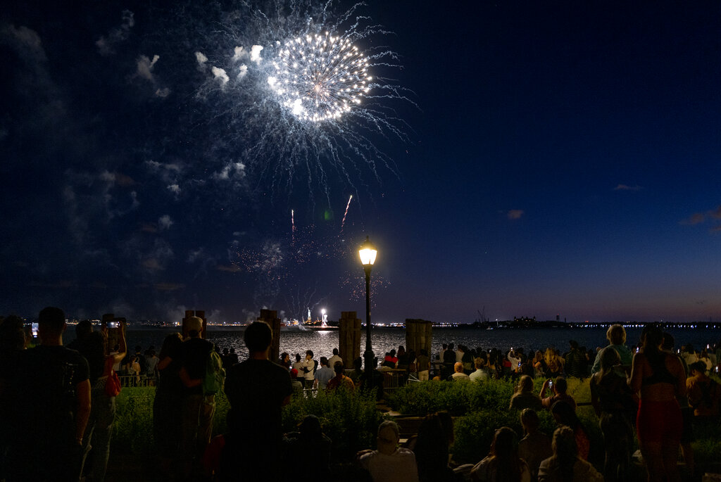 NY celebrates 70% vaccination rate with fireworks and lifts most COVID restrictions