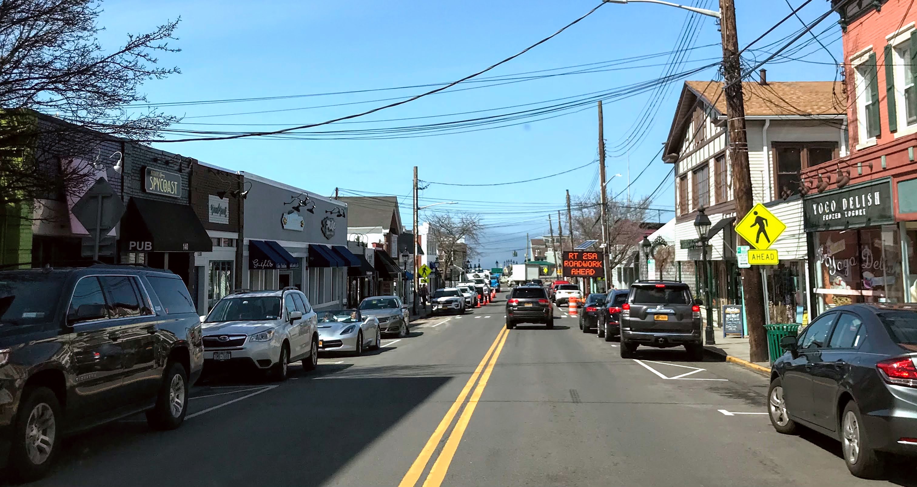 Two shot outside popular Port Jeff Village bar