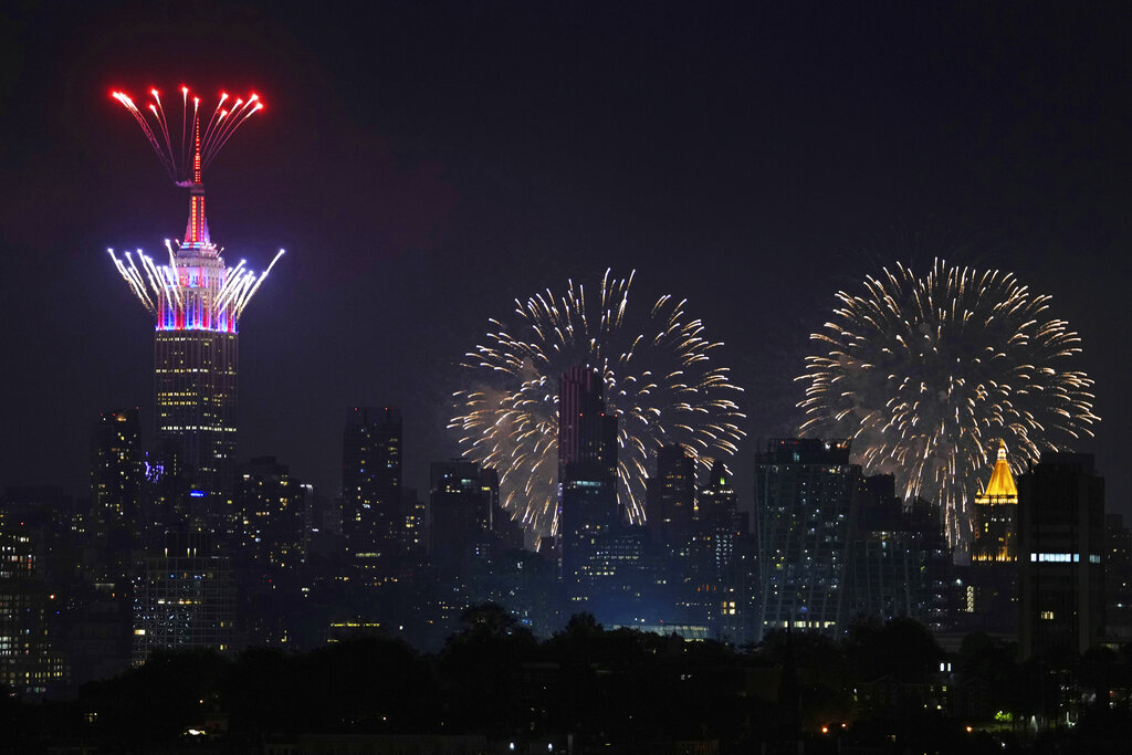 From hot dogs to fireworks, New York’s 4th of July traditions were back this year