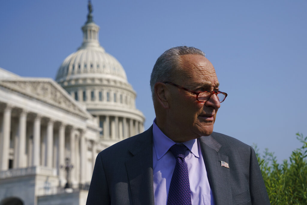 Schumer looks to advance infrastructure package