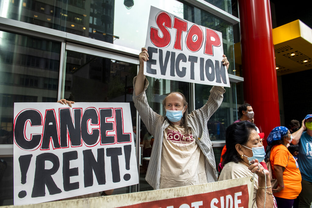 NY lawmakers pitch extending eviction moratorium to October