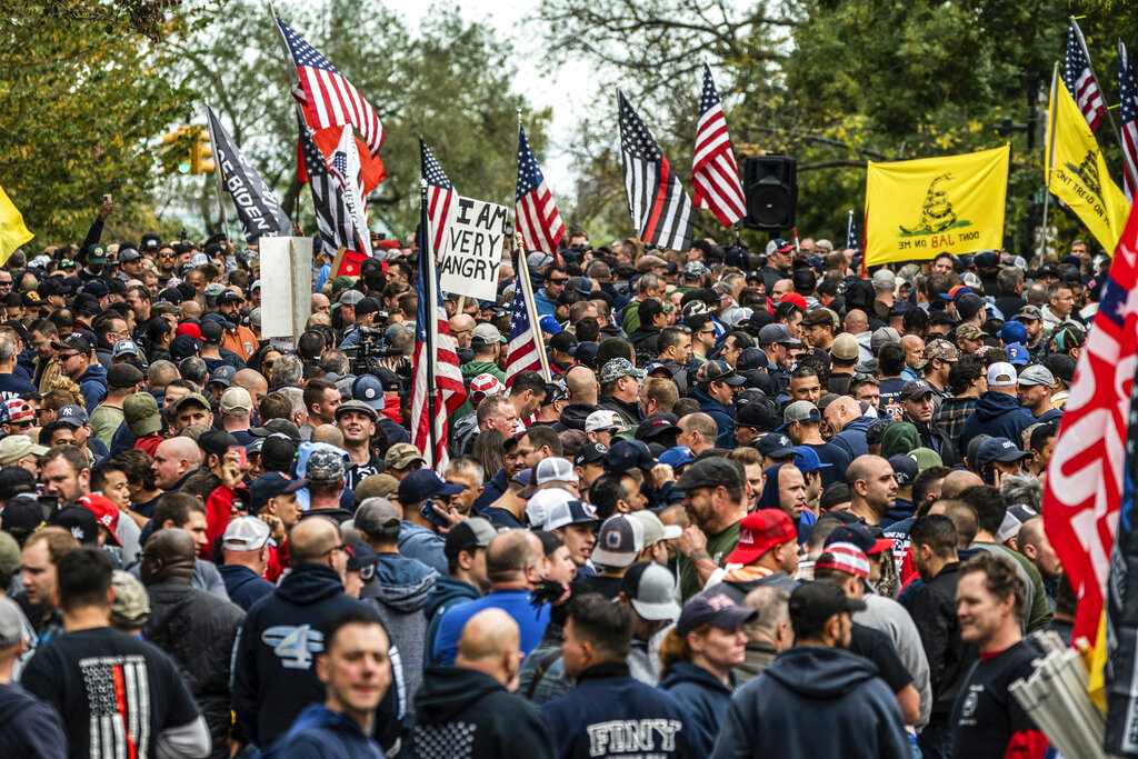 NYC braces for fewer cops, more trash as vax deadline looms