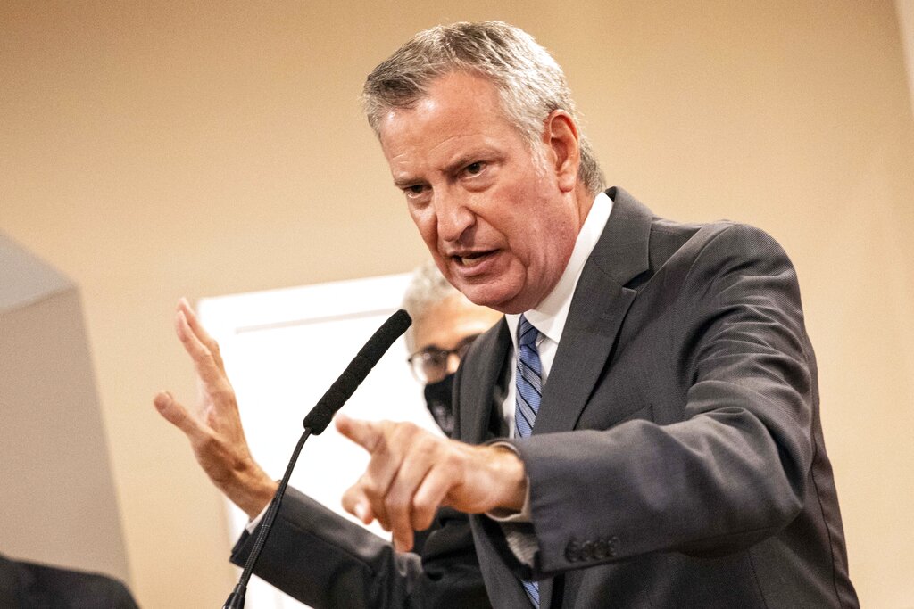 Ex-NYC Mayor Bill de Blasio won’t run for governor