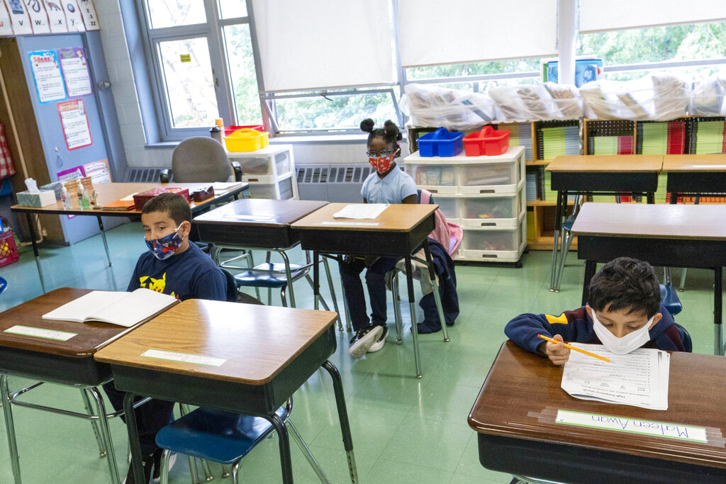 Masks optional in many New York schools after mandate ends