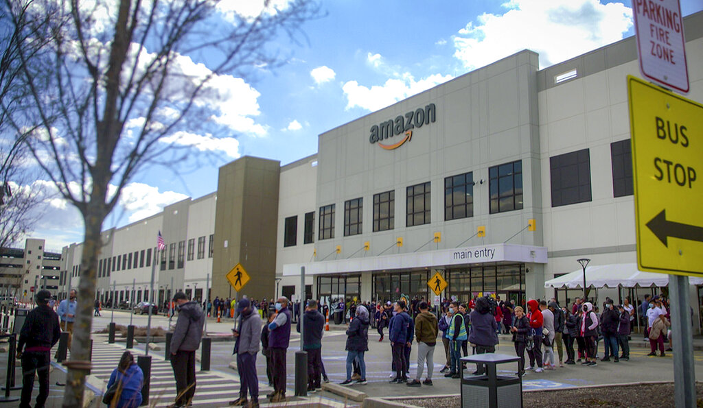 Amazon, union face off in a rematch election in New York