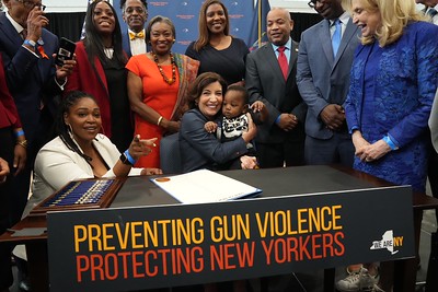 NY governor signs law raising age to own semiautomatic rifle